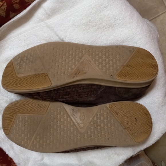 UGG Lace-Up Shoes ENERG Treadlite Brown Suede Sz 11 - Picture 5 of 15